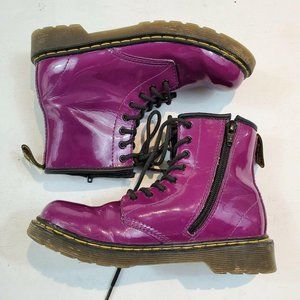 Doc Dr Martens Boots Pink Purple Kids Size US 3